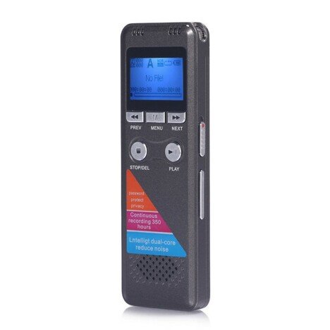 Microfon Spion Reportofon Profesional iUni REP01, 32Gb, MP3 Player